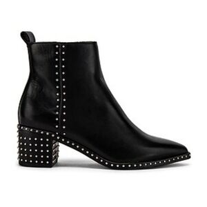 Dolce Vita Brooke Leather Studded Ankle Boots